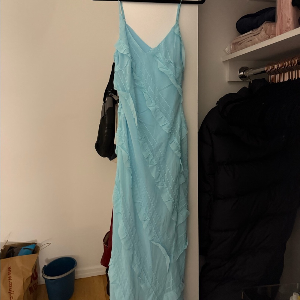 Princess Polly Light Blue Maxi Dress